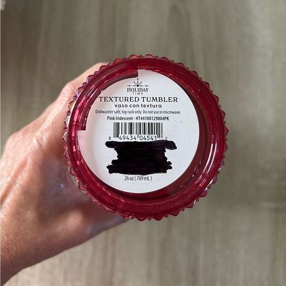 NWOT β¦ HOLIDAY TIME β26 Oz.β Textured Tumbler - Picture 3 of 3